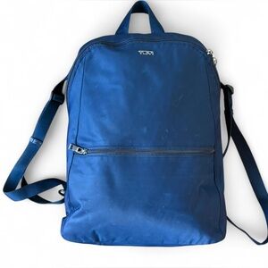 TUMI Navy Backpack packable just in case voyager